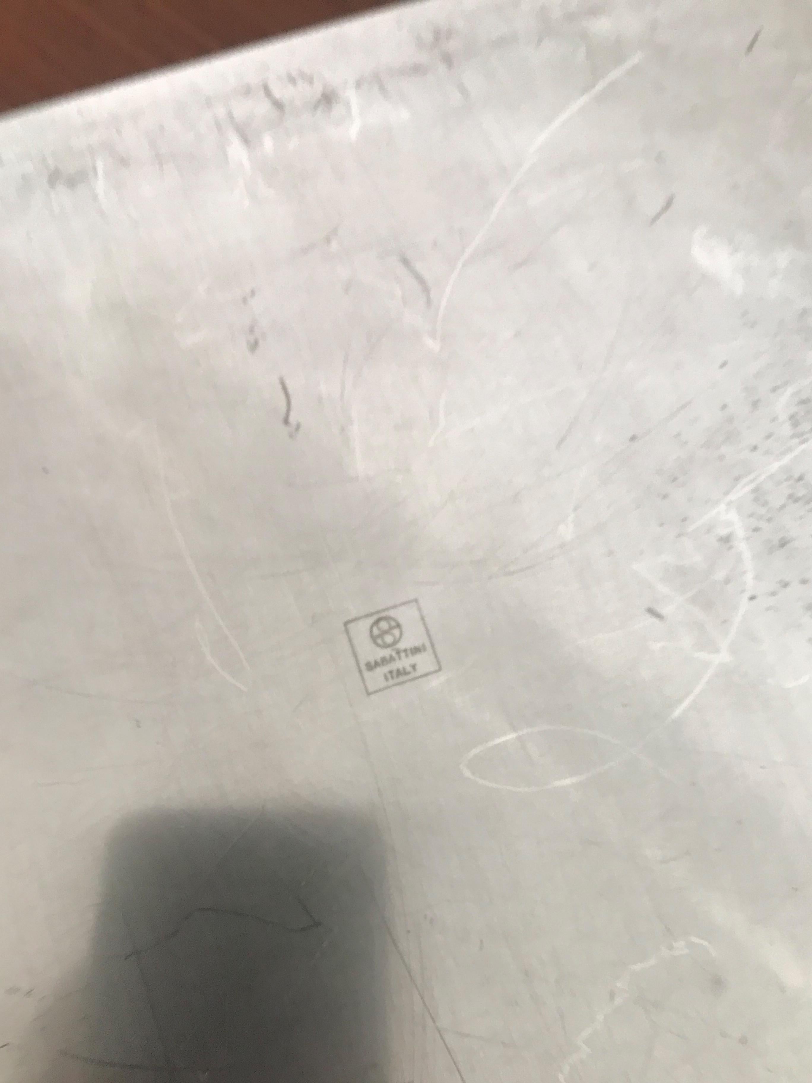 Centro de mesa italiano de mediados de siglo Lino Sabattini chapado en plata 