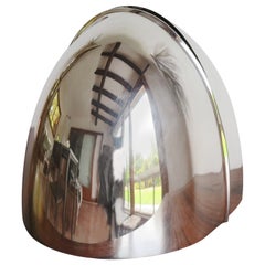 Italienische versilberte Metallskulptur-Vase von Lino Sabattini, 1970er Jahre