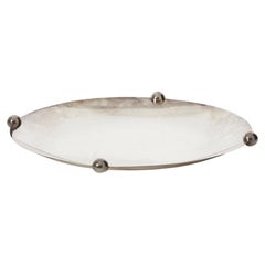 Lino Sabattini 'La Giostra' silver-plated dish - Italy, 1987