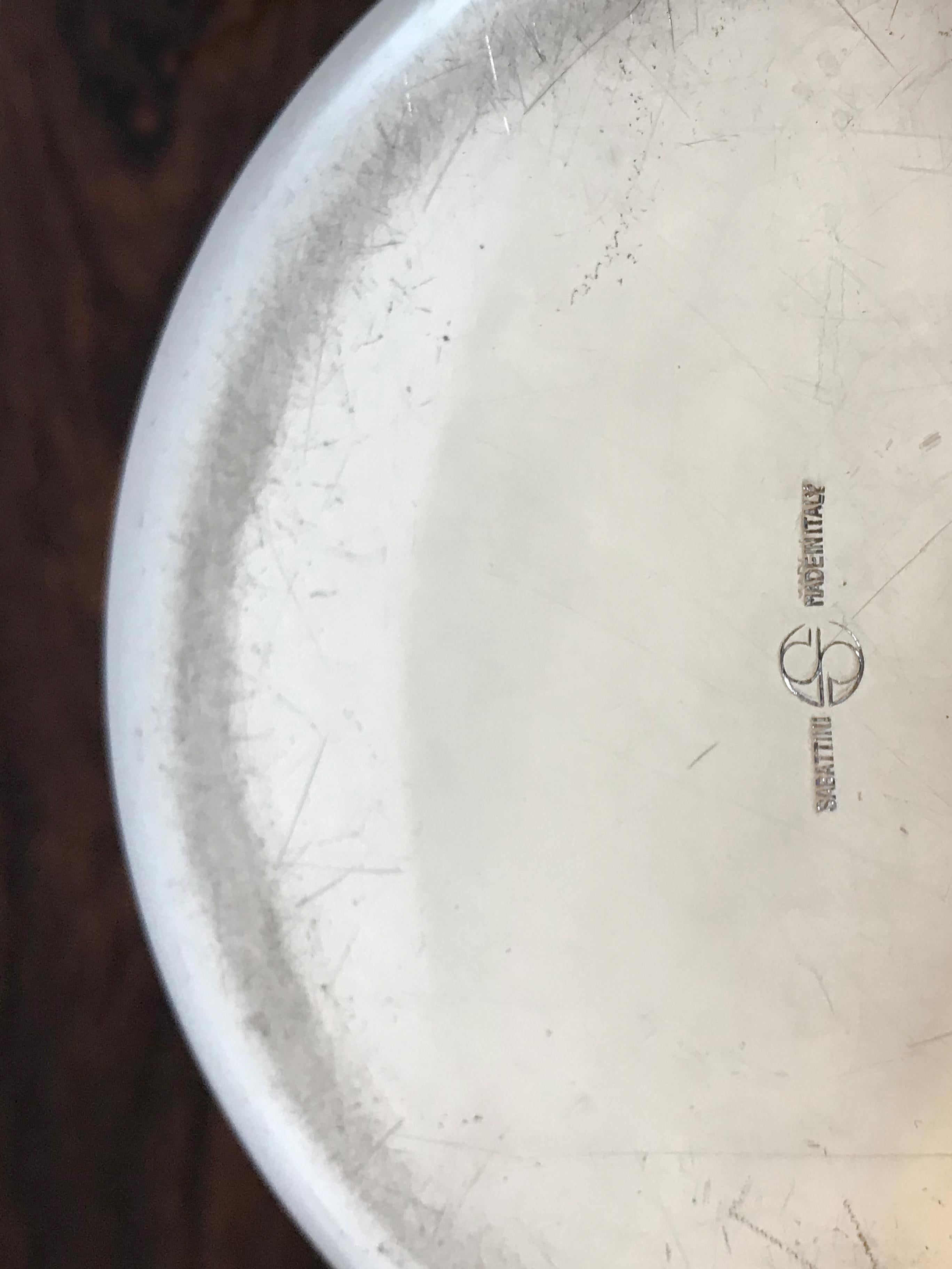 Lino Sabattini Made in Italy Ice Bucket in Silver Metal, 1960s 4