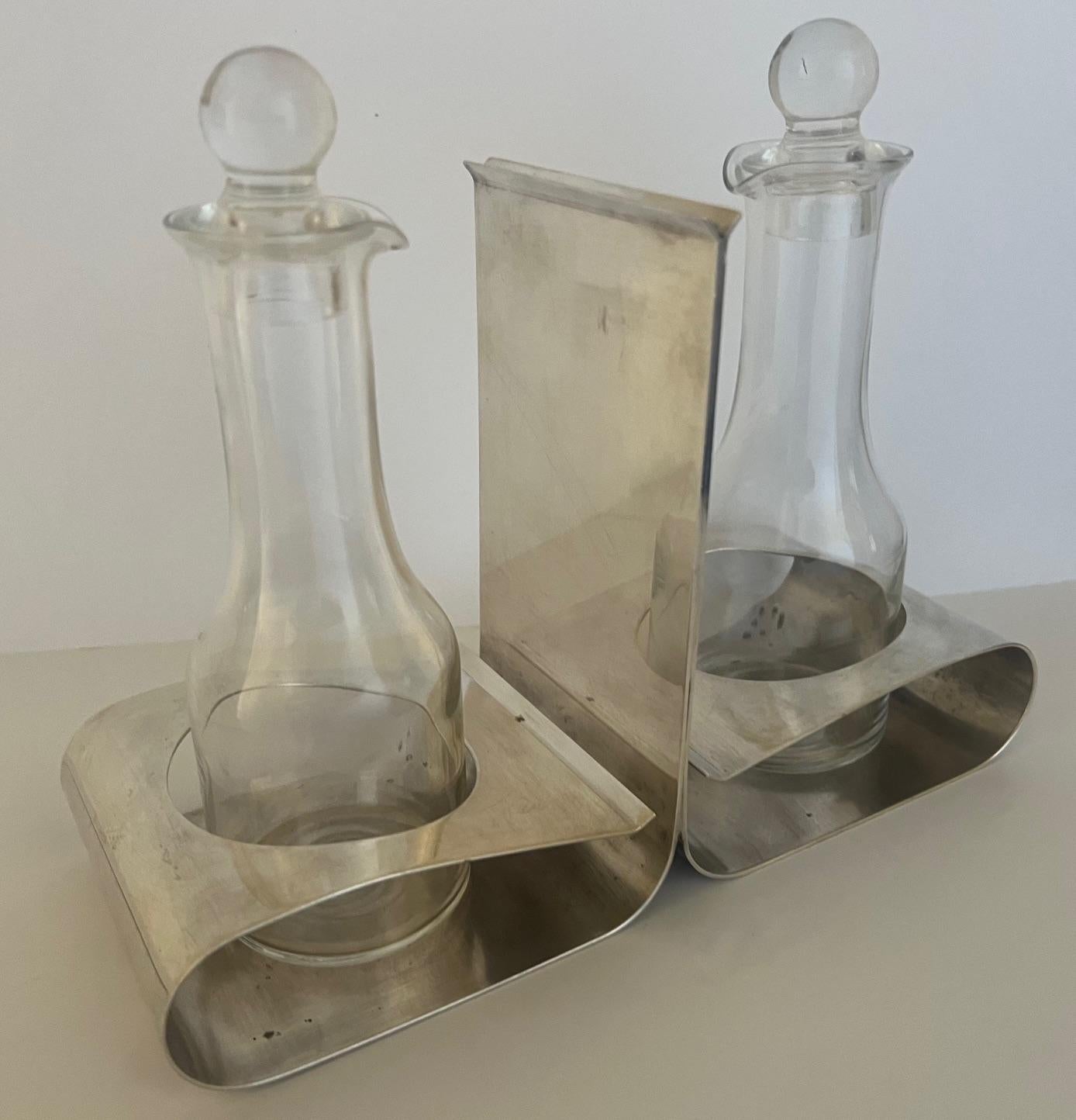 Set di olio e aceto moderno di Lino Sabattini, anni '70 ca. in vendita 6