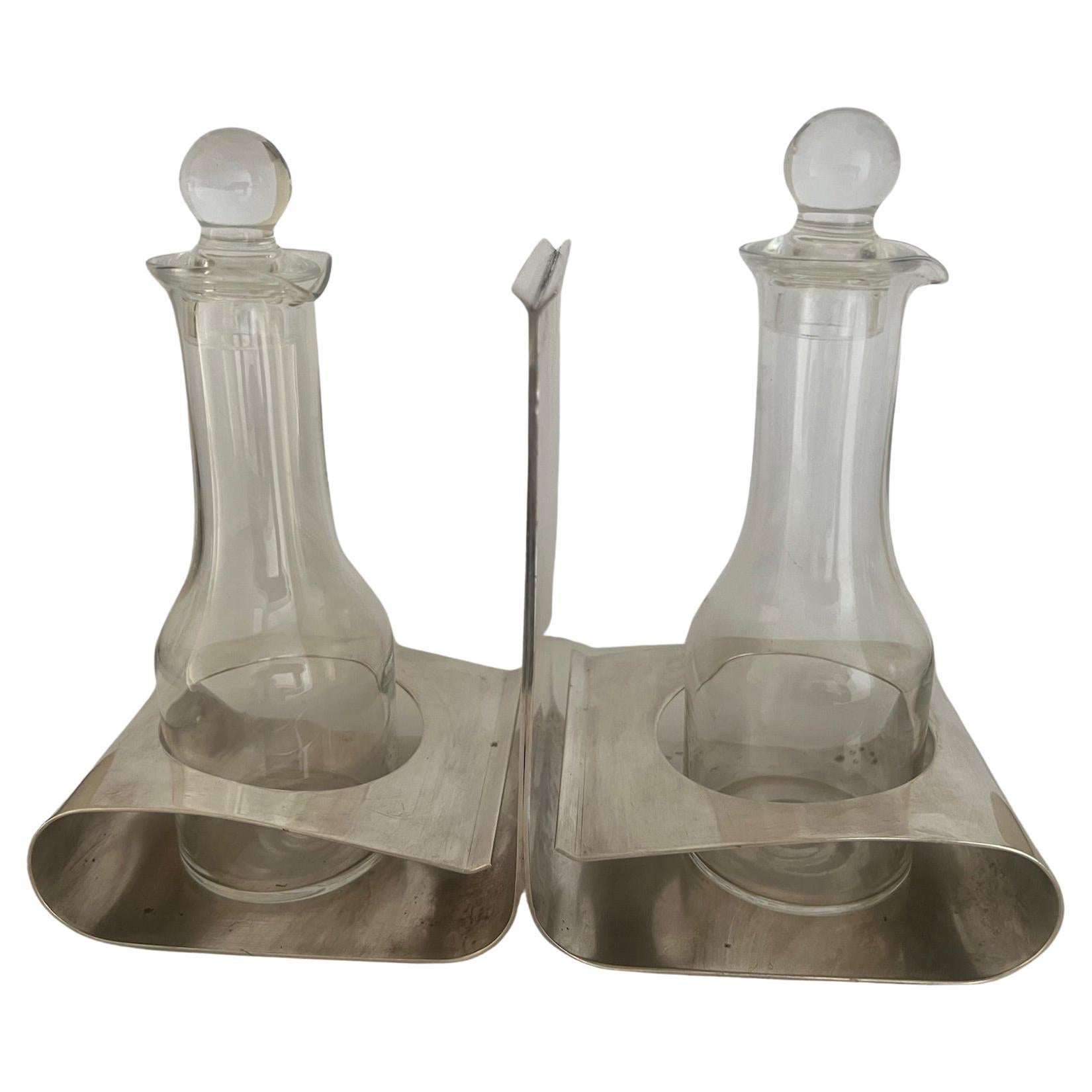 Calco Set di olio e aceto moderno di Lino Sabattini, anni '70 ca. in vendita