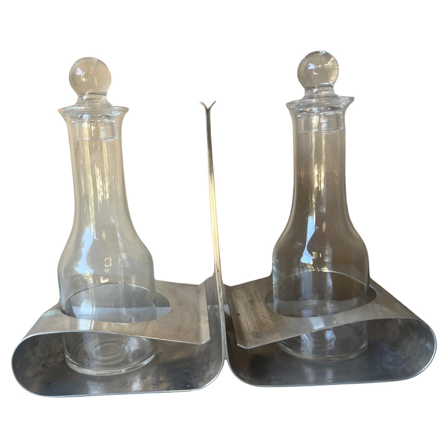 Set di olio e aceto moderno di Lino Sabattini, anni '70 ca. In condizioni buone in vendita a Ross, CA