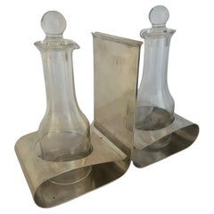 Lino Sabattini Modern Oil & Vinegar Set, c. 1970's