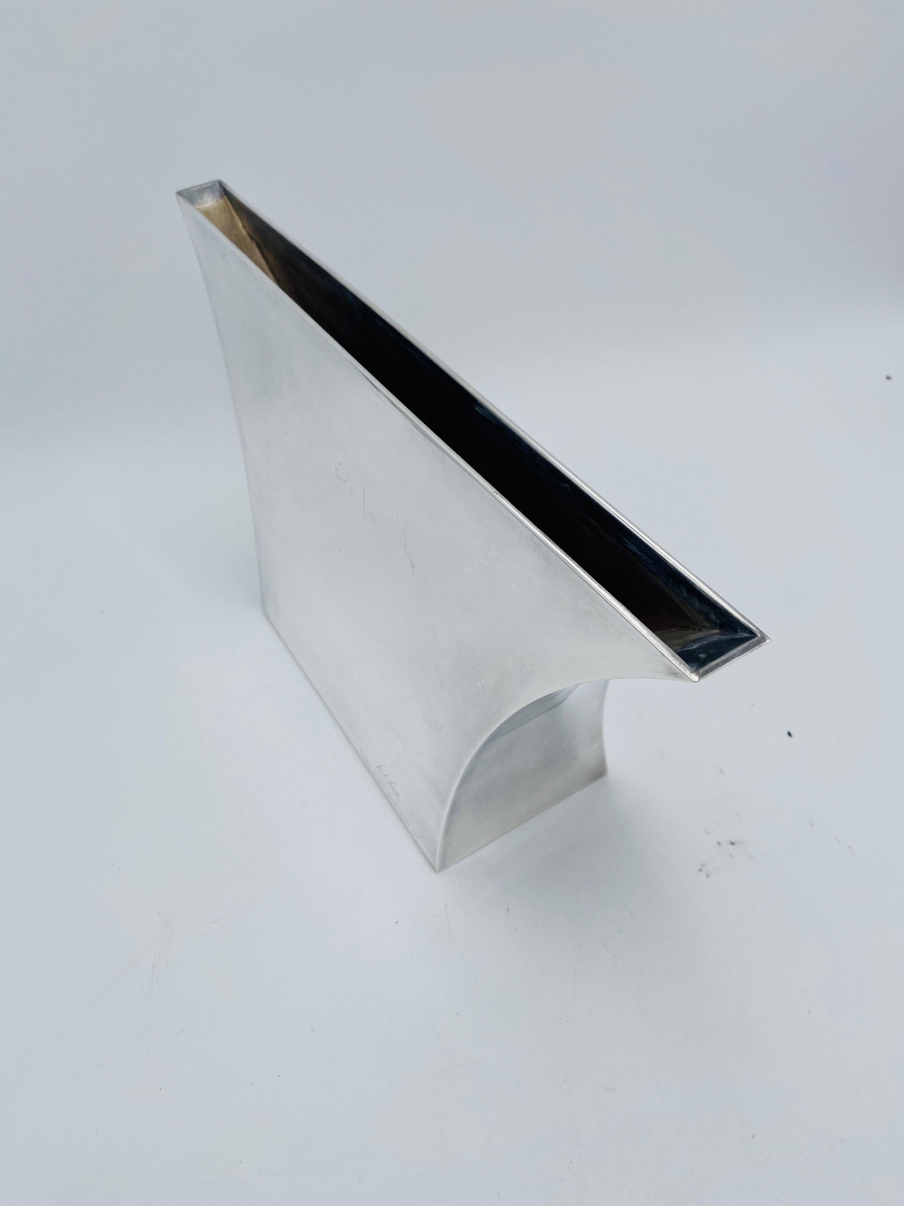 Lino Sabattini Persepoli Collezione Vase Signed Italy 1960s For Sale 5