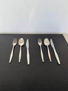 Lino Sabattini, Juego de 6 cubiertos, Christofle, 1957