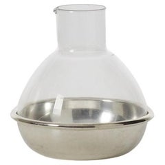 Lino Sabattini silver-plated glass carafe - Italy, 1970s