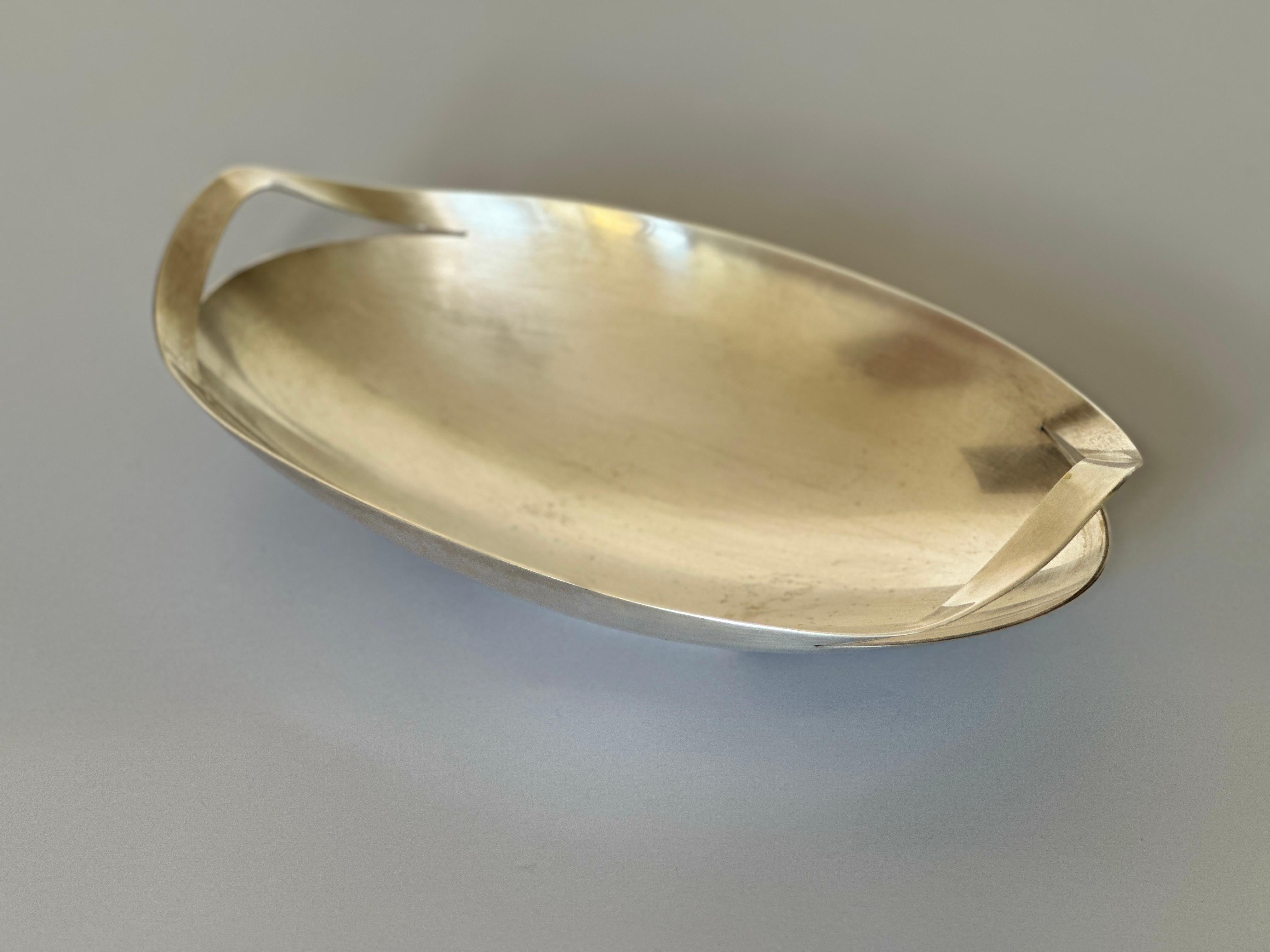 Silver Plate Lino Sabattini Silverplated Bowls 1996 For Sale