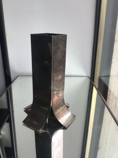 Lino Sabattini Vase Metal, 1970, Italy