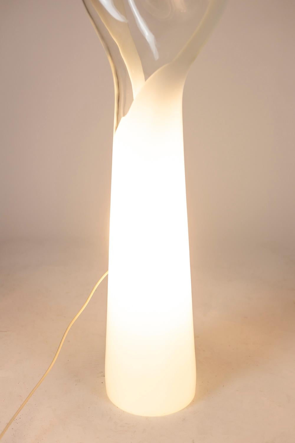 Lino Tagliapetria, Murano Glass Lamp, 1970s 1