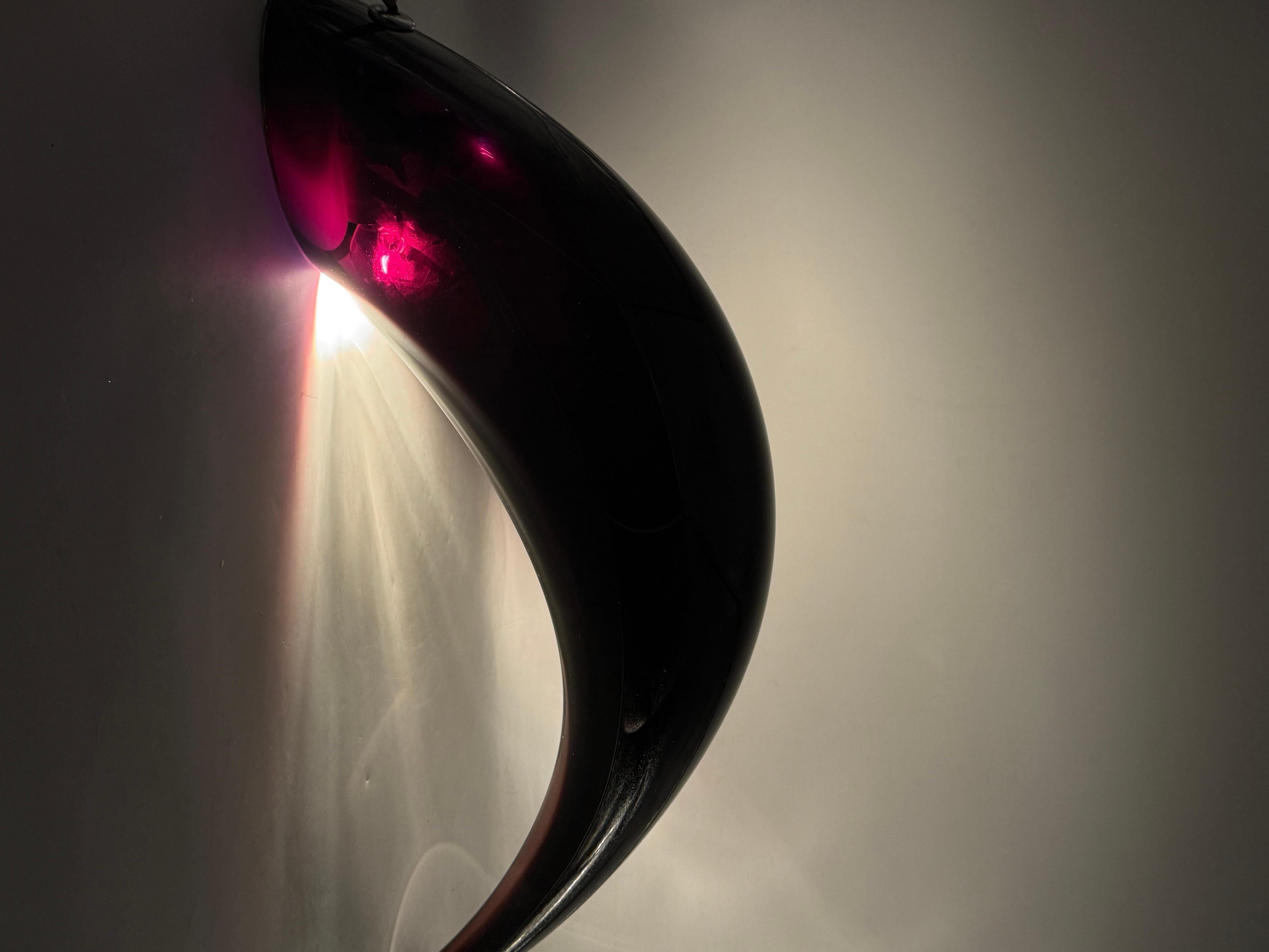 Lino Tagliapietra, Black glass sculptural lamp, La Murrina Italy 1971 12