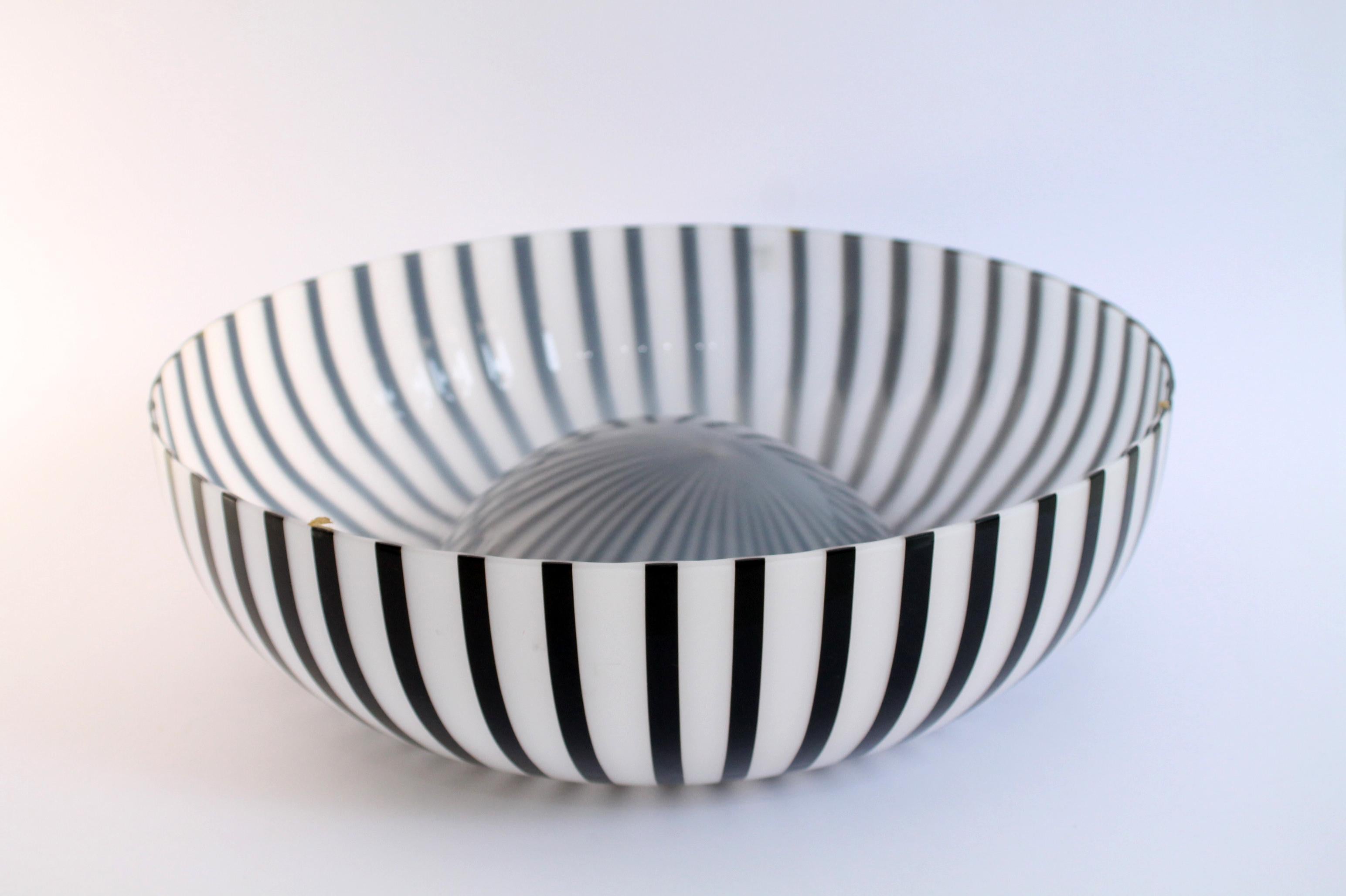 Lino Tagliapietra for Effetre Murano Glass, Mid-Century Modern Centerpiece. NOS! 2