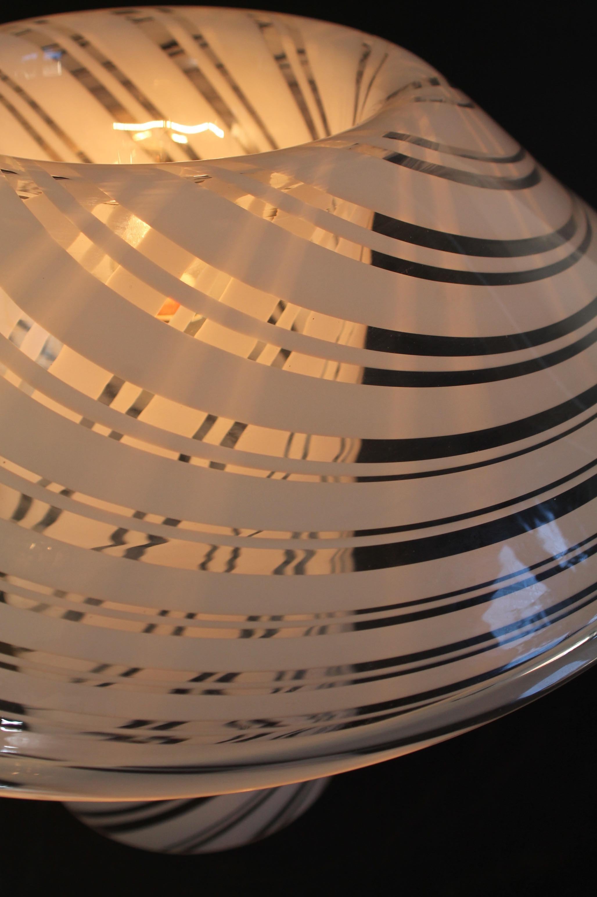 Lino Tagliapietra for Effetre Murano Glass. Table/Desk Lamp (36hx43x16cm) Mint!! 7