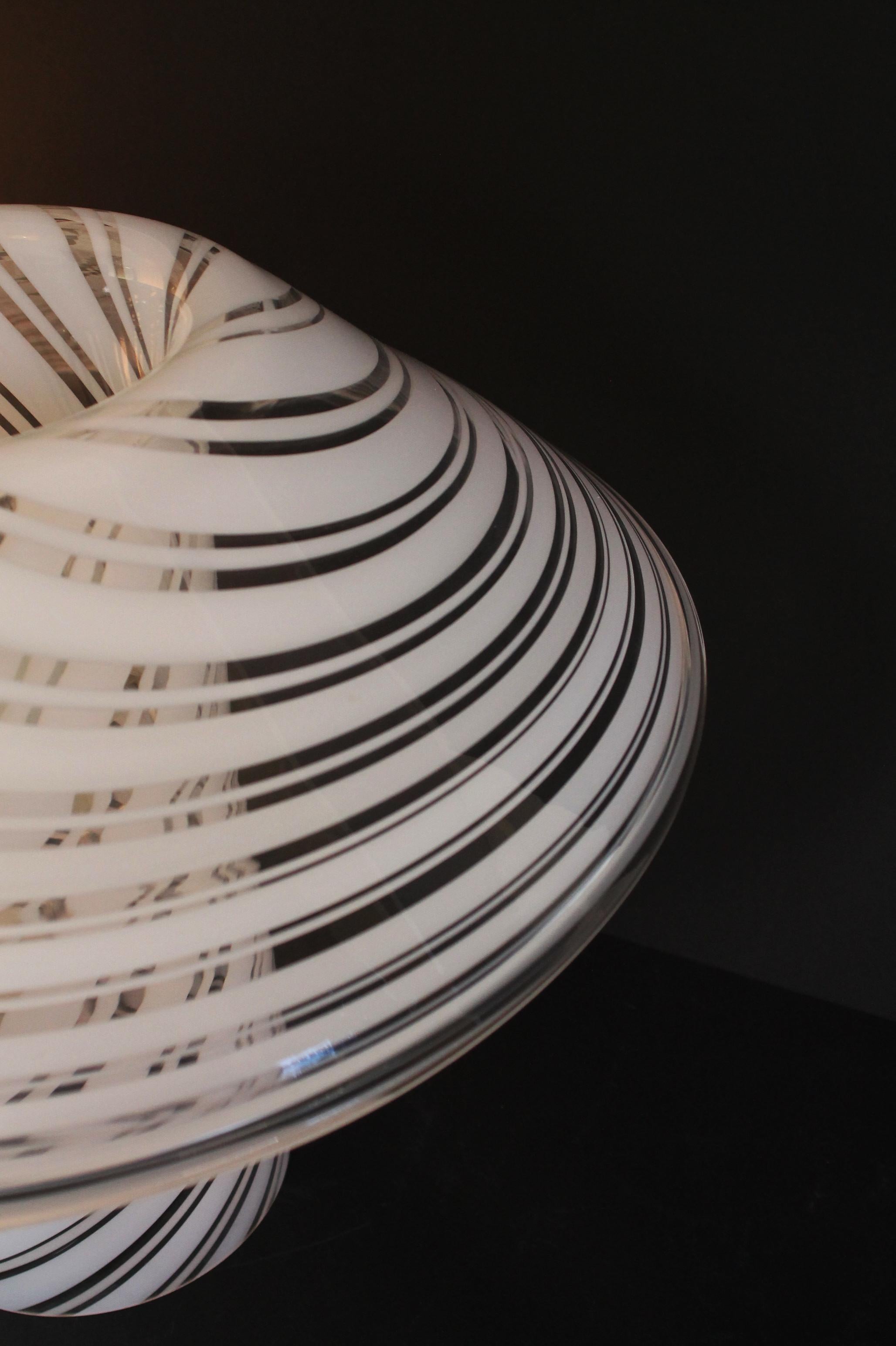 Lino Tagliapietra for Effetre Murano Glass. Table/Desk Lamp (36hx43x16cm) Mint!! 1