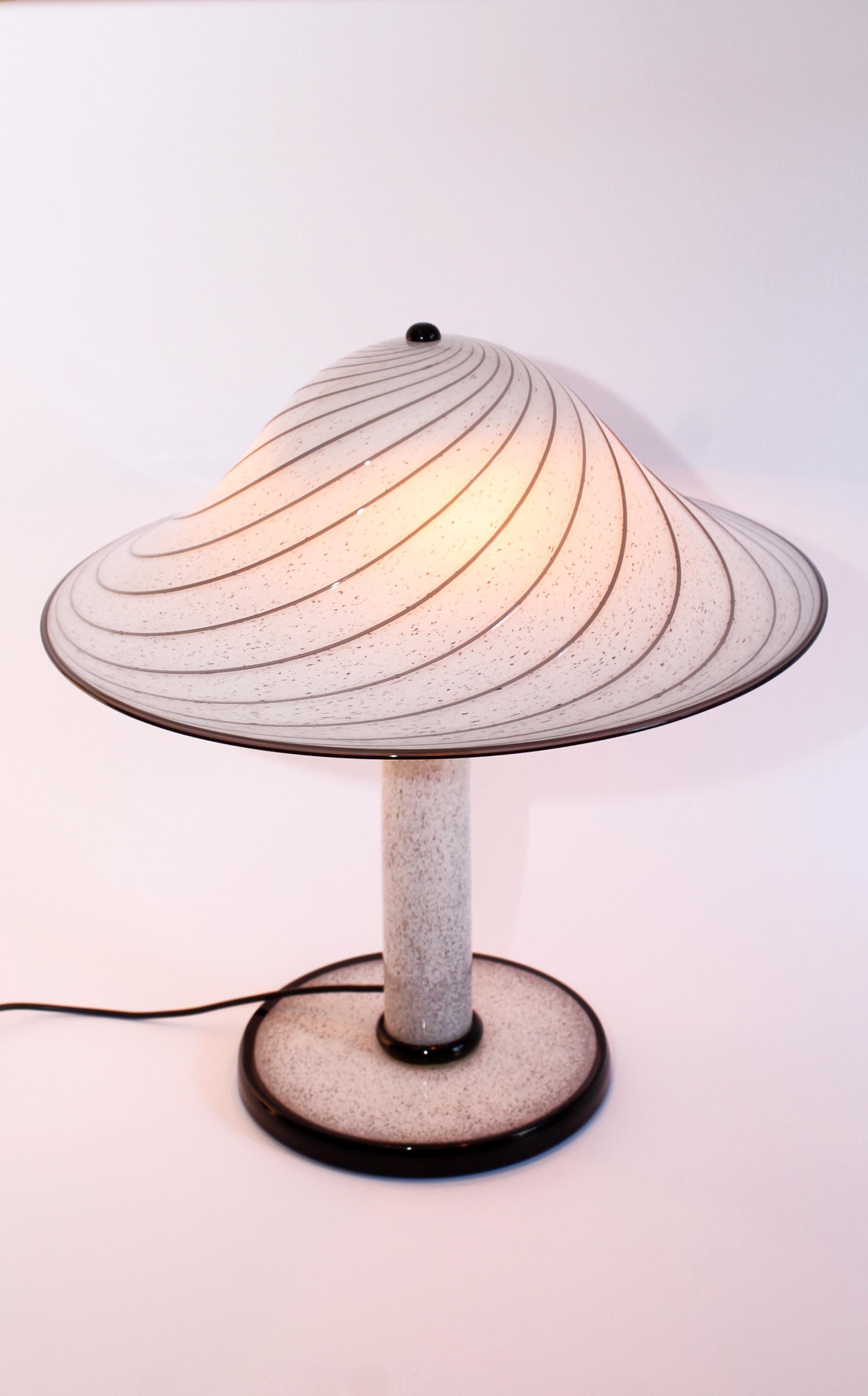 Lino Tagliapietra pour Effetre Murano, lampe de bureau emblématique « 1979 » en vente 5