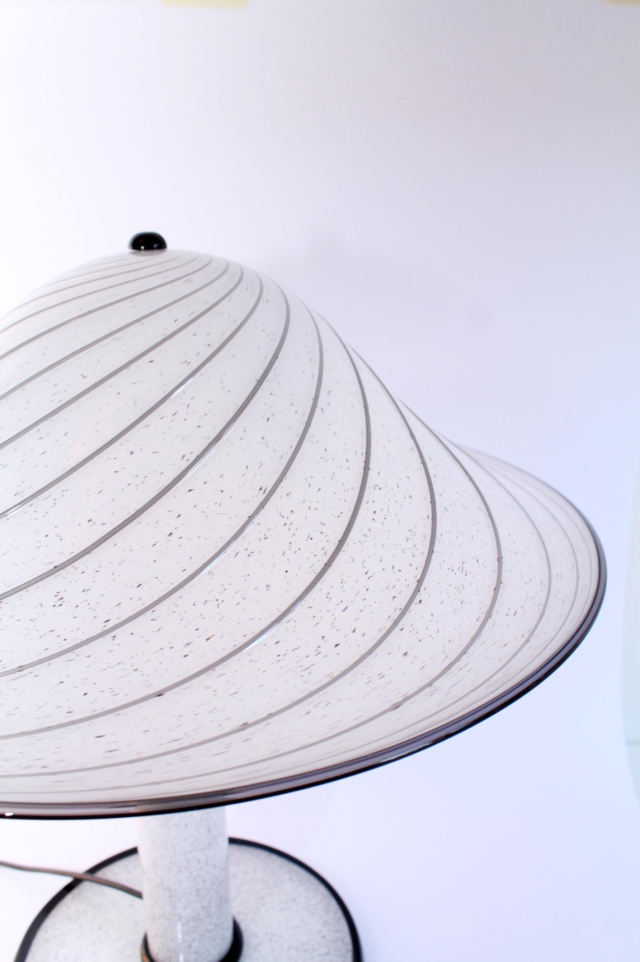Lino Tagliapietra for Effetre Murano, Iconic '1979' Table Lamp 8