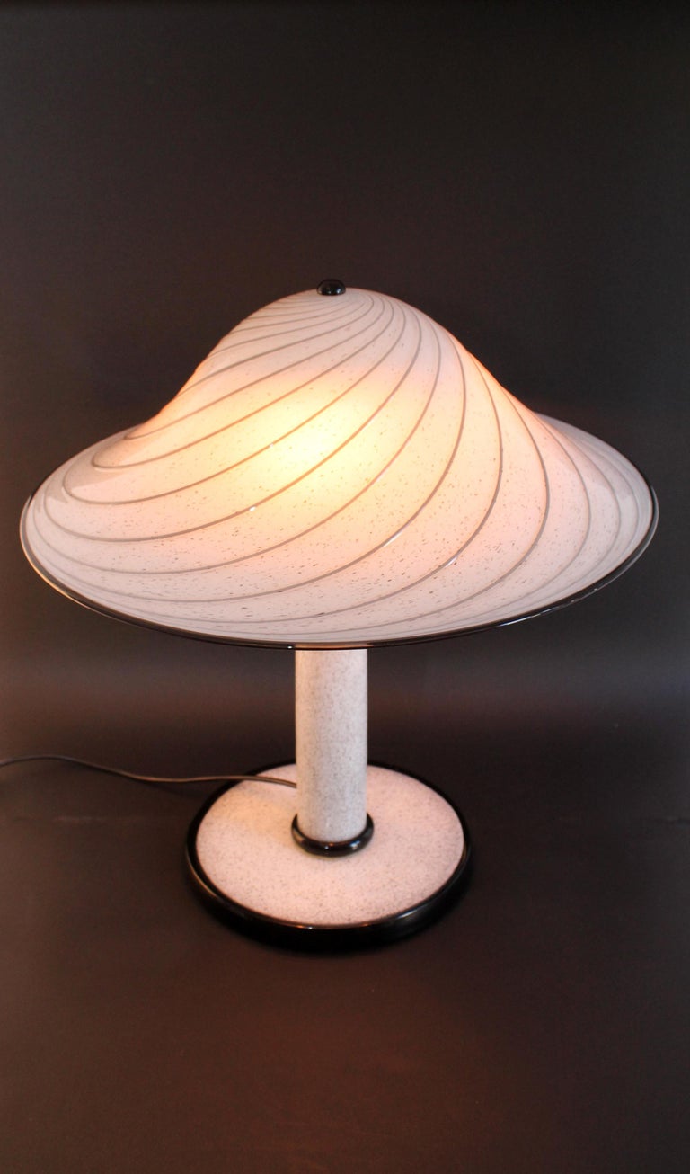 Lino Tagliapietra for Effetre Murano, Iconic '1979' Table Lamp For Sale 9