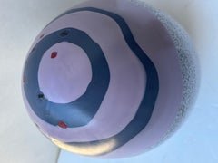 Lino Tagliapietra glass egg sculpture/ object, for Effetre International 1983.