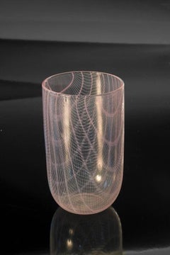 Lino Tagliapietra Italian Murano Glass Vase Model Tartana F3 International