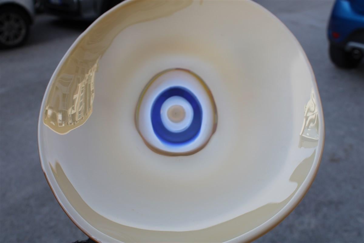 Lino Tagliapietra Murano Glass Bowl Centerpiece for La Murrina, 1970s For Sale 2