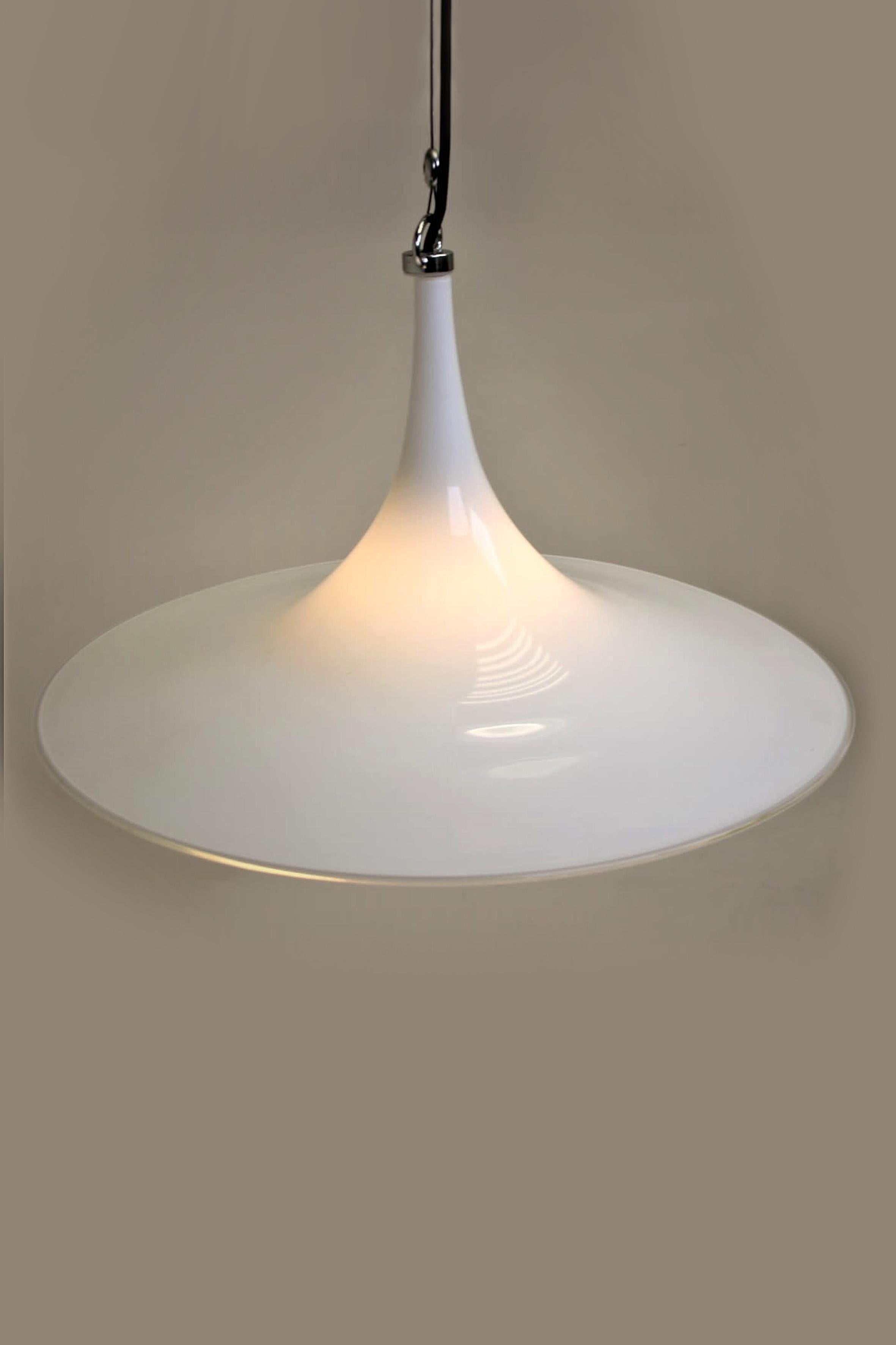Lino Tagliapietra Pendant Lamp Made by Efferte Magia, 1980 Italy For Sale 3