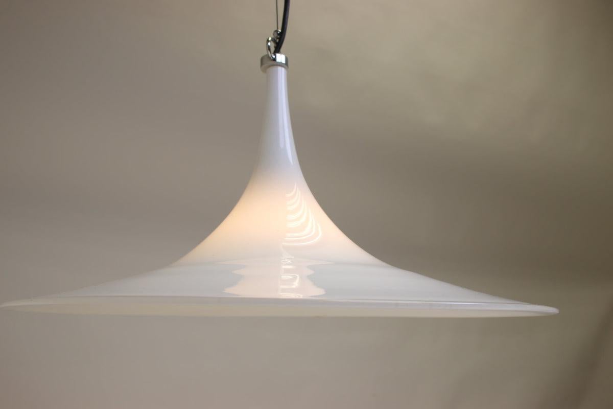 Mid-Century Modern Lino Tagliapietra Pendant Lamp Made by Efferte Magia, 1980 Italy For Sale
