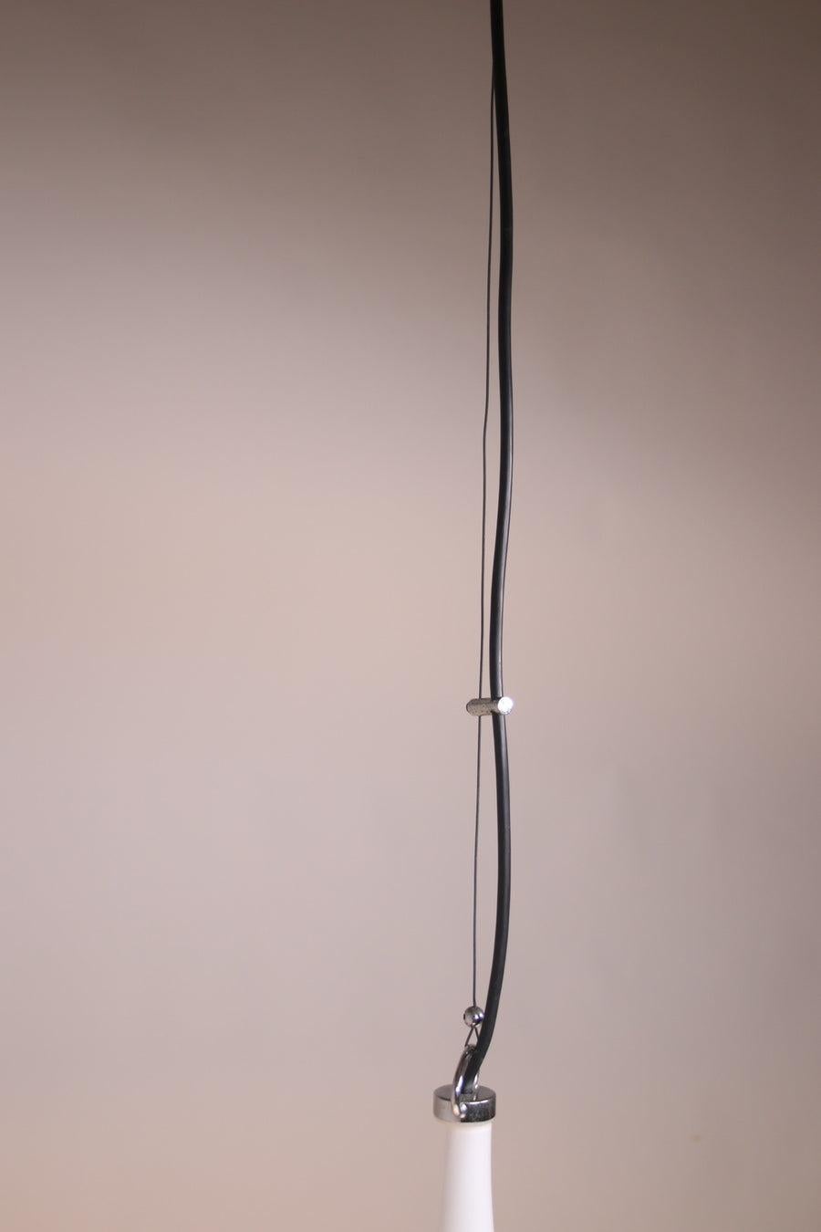Italian Lino Tagliapietra Pendant Lamp Made by Efferte Magia, 1980 Italy For Sale