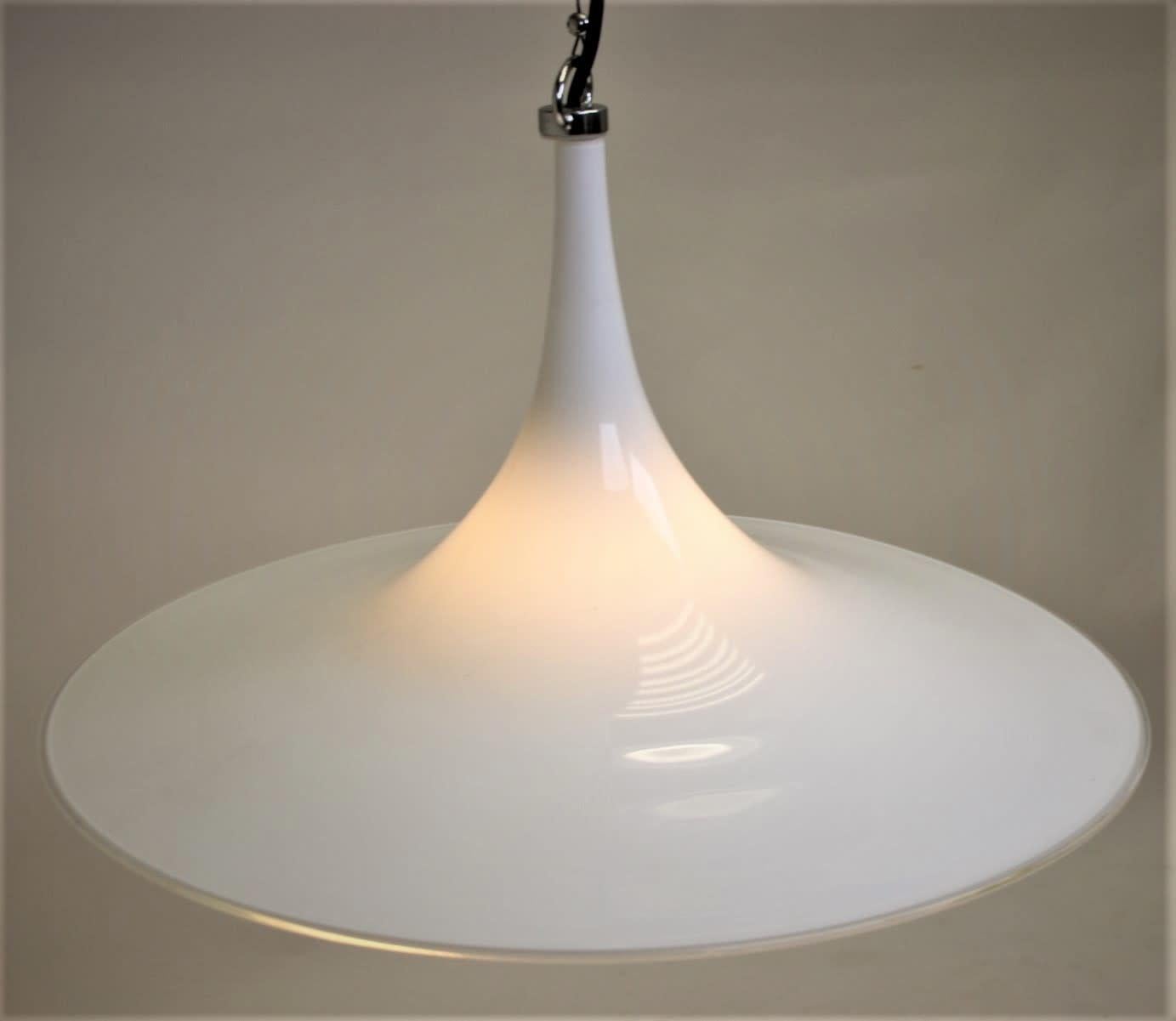 Lino Tagliapietra Pendant Lamp Made by Efferte Magia, 1980 Italy For Sale 2