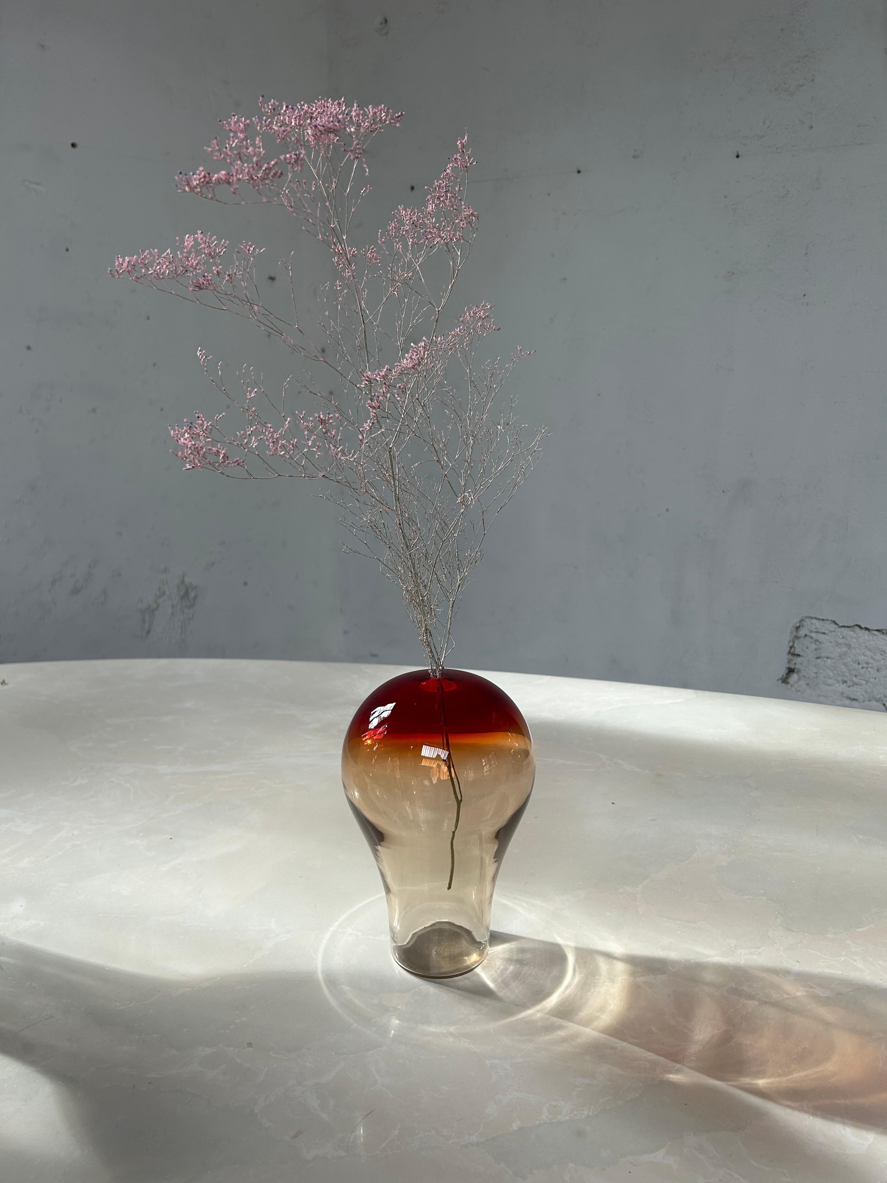 Lino Tagliapietra – Eine einzelne Blumenvase (Glaskunst)