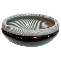 Lino Tagliapietra Zanfirico Bowl, Signed , #25/100, 1986