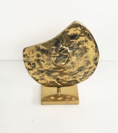 1980 Italy Bronze Abstract Sculpture by Lino Tiné Albero Città City Tree