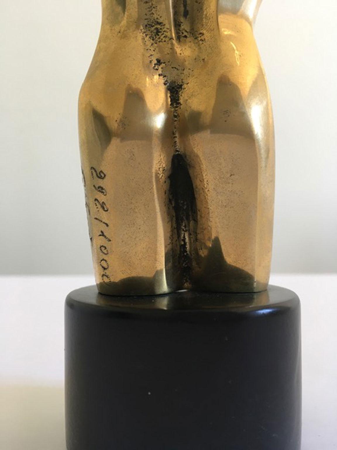 1980 Italien Ende des 20. Jahrhunderts Bronze Multiple Bust Him von Roberto Nanut, Italien im Angebot 11
