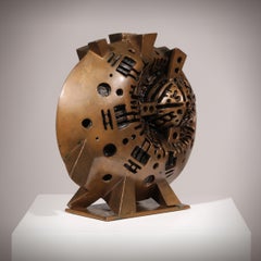 Le chef-d'œuvre de Lino Tiné, Power Wheel 1969, est un exemple dynamique de l'art abstrait italien.