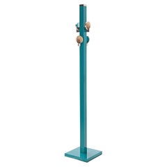 Linosa Coat Stand in Lacquered Wood with Corno Italiano Inlays, Mod. 2322