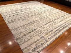 Linosa Moderner handgeknüpfter Wollteppich - 8' x 10'