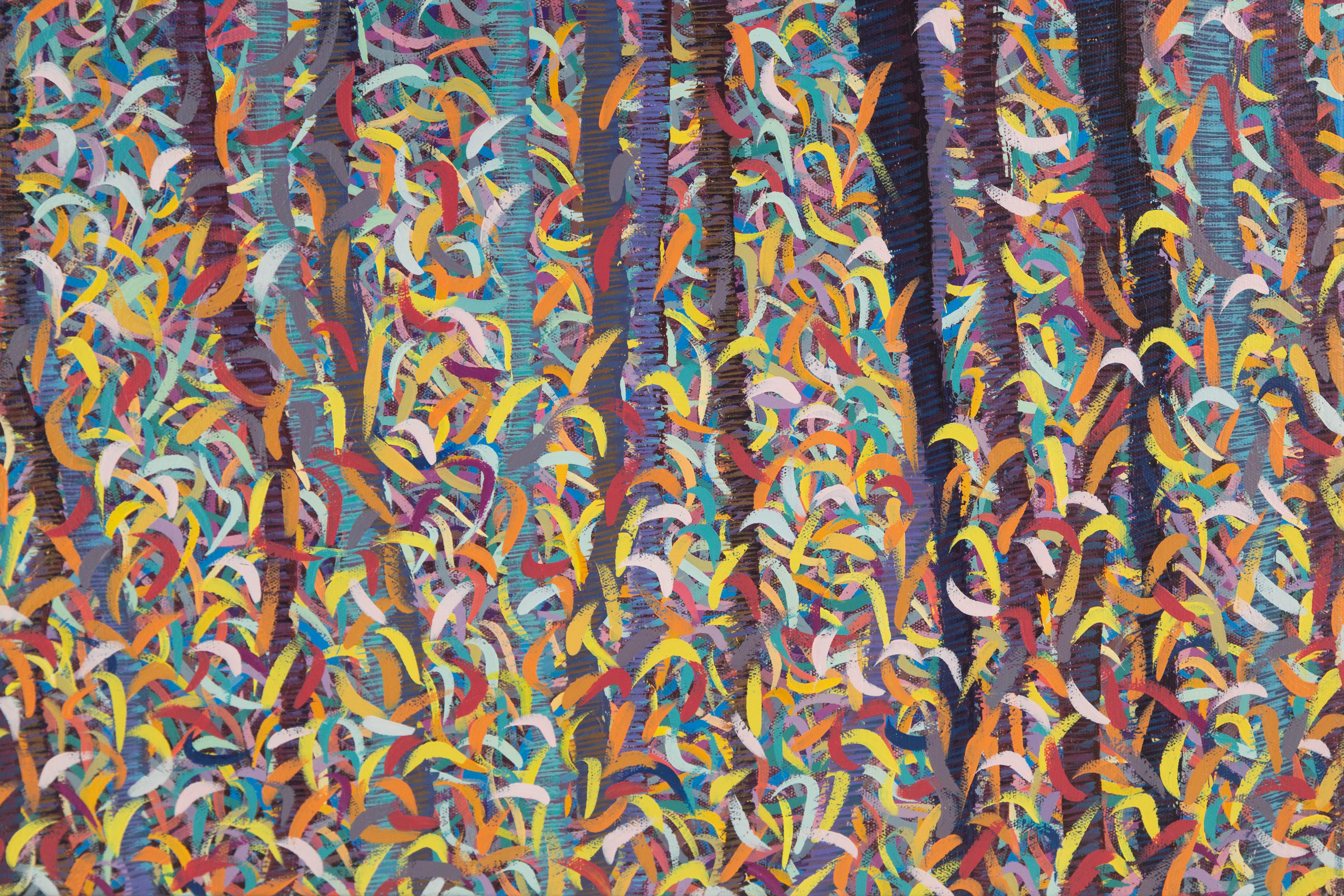Linqi Shang Impressionist Original Acrylic On Canvas 