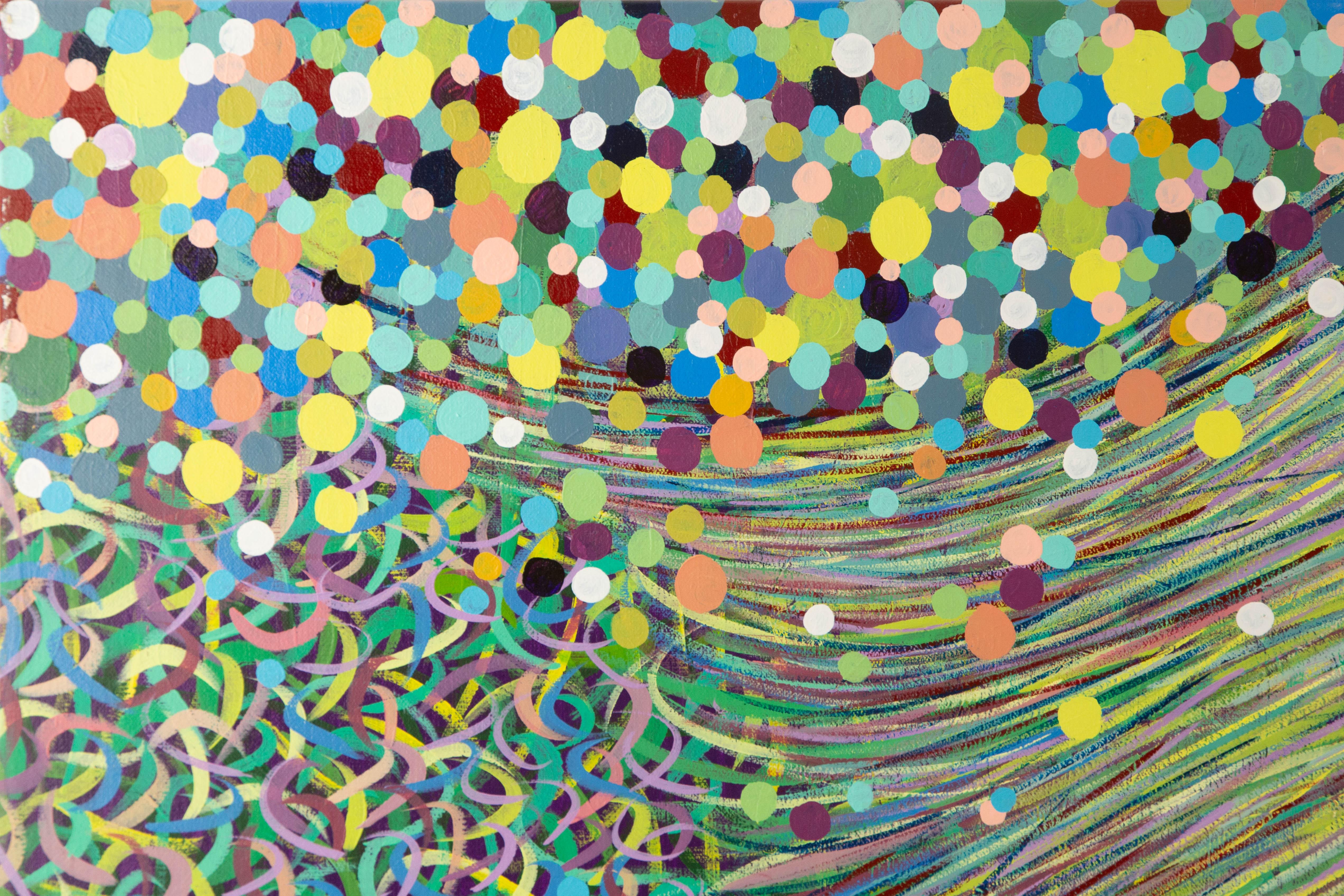 Linqi Shang Impressionist Original Acryl auf Leinwand 