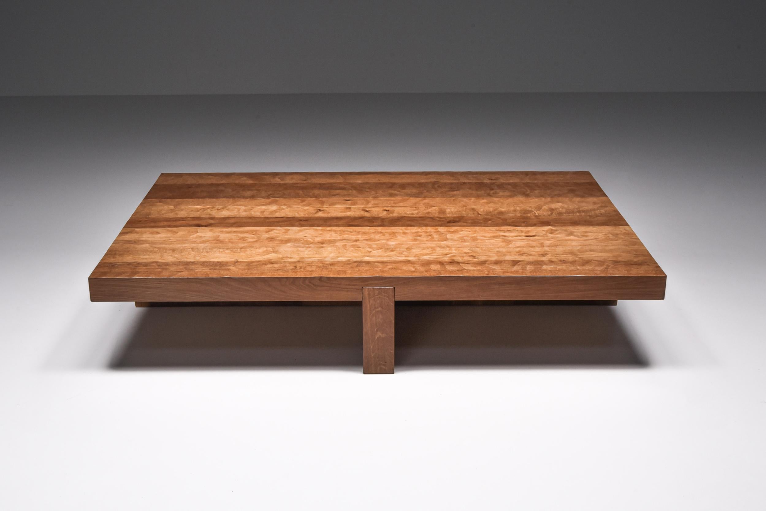 Table basse Roderick VOS « Lowtide » de Linteloo, design néerlandais, fabriquée à la main, années 2000 Excellent état - En vente à Antwerp, BE