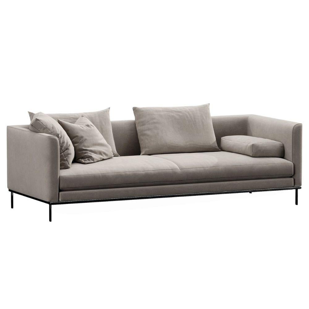 Designed By Jan des Bouvrie

‘Relax’ was designed by renowned Dutch designer Jan des Bouvrie, in 2016. Its slender, low shape is elegant and unobtrusive, while its loose back cushions can be easily rearranged to suit your needs: reading, lounging,