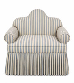 Fauteuil « L'Intemporelle » d'Alexandre Ligios, « Sophie » de Manuel Canovas, bleu ancien