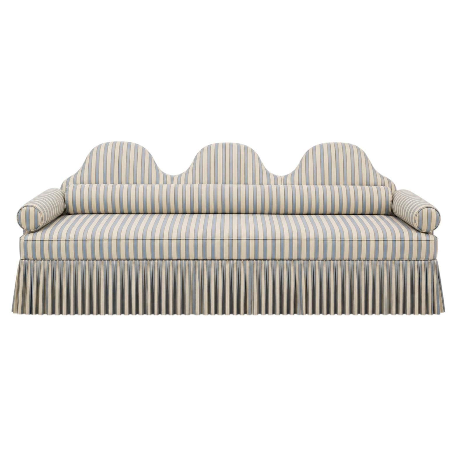 L'Intemporelle Sofa by Alexandre Ligios, Manuel Canovas "Sophie" Bleu Ancien Fab