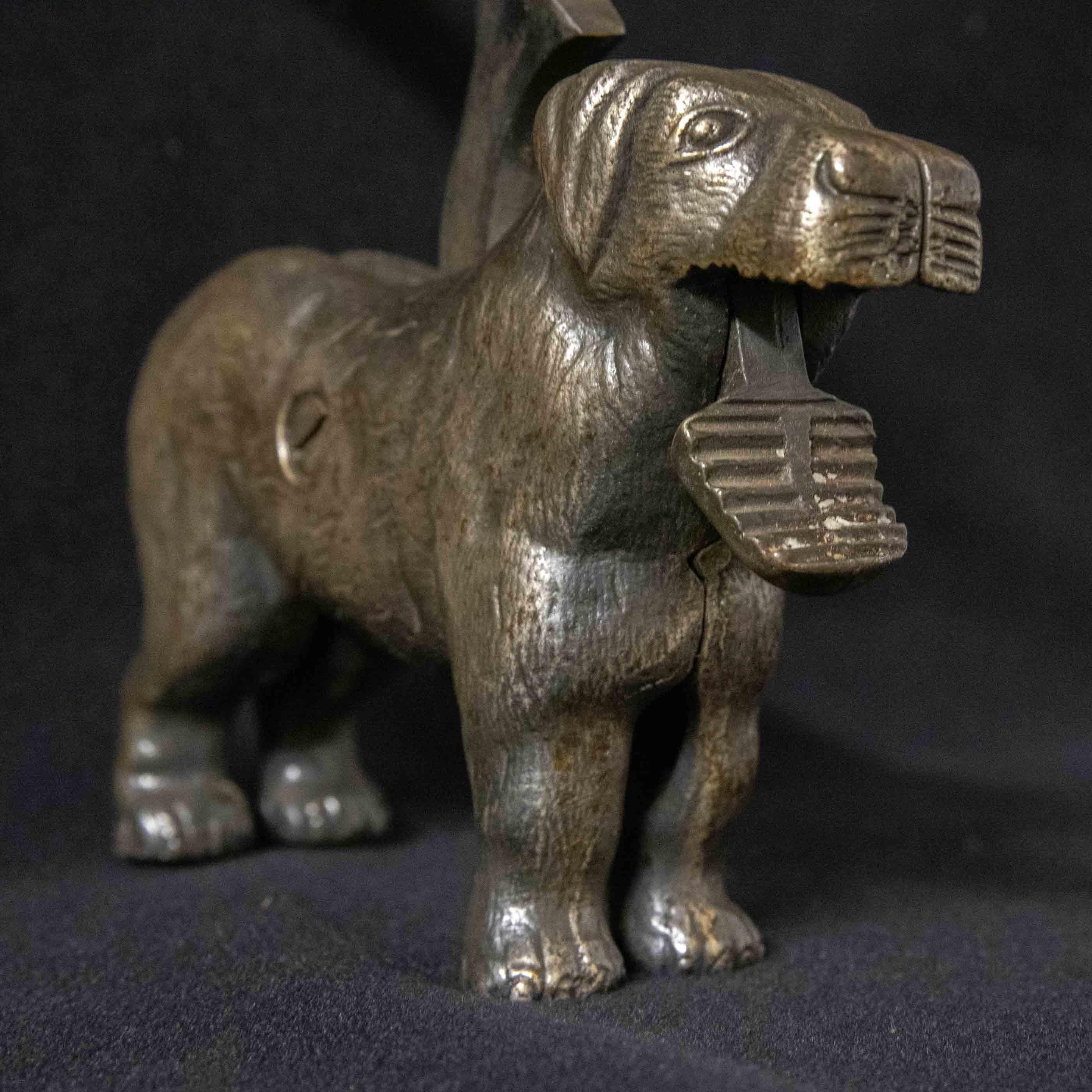British Linton Dog Nut Cracker