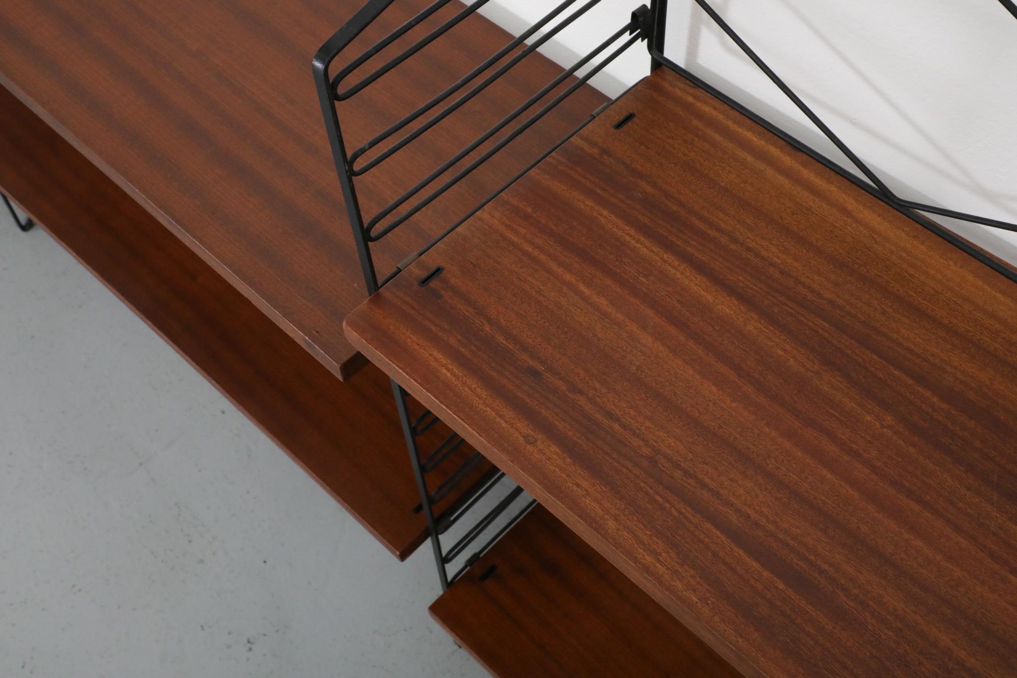 Wire Lio Carminati for Casa e Giardino, Gio Ponti Style Shelving Unit For Sale