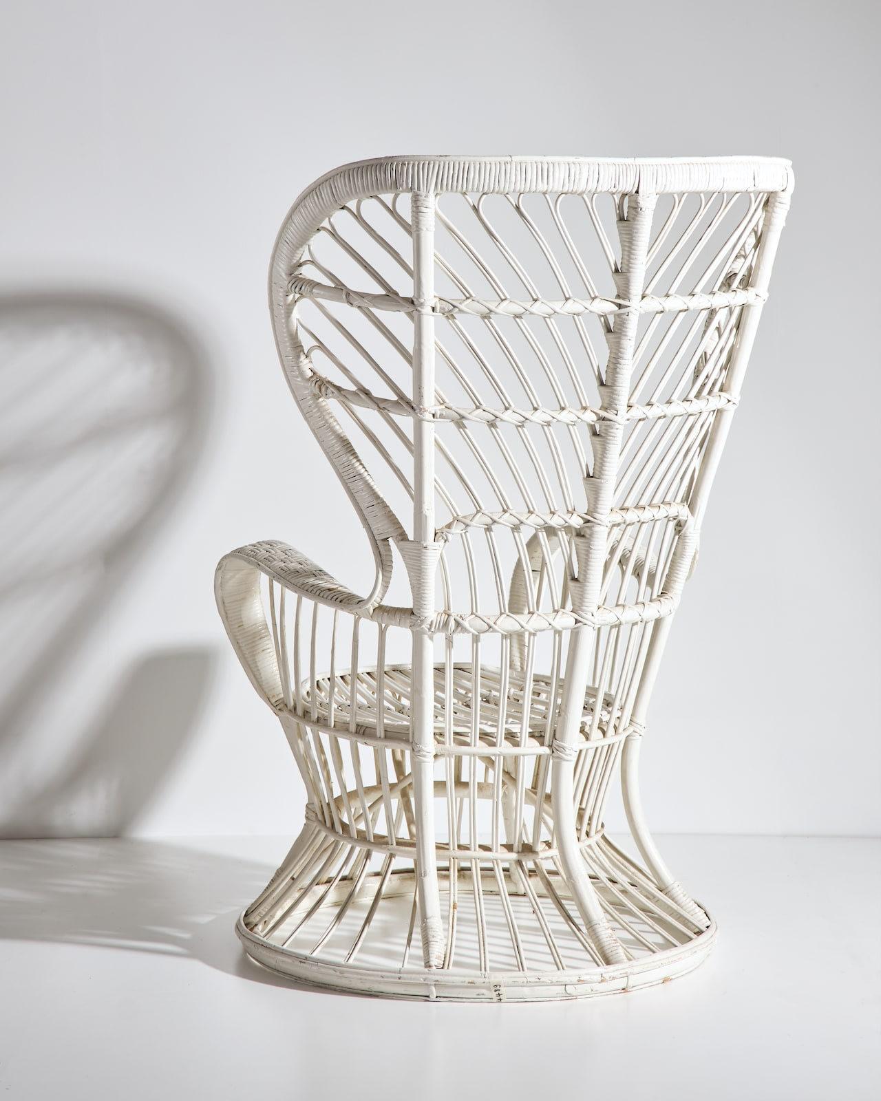 For Domus Nova
c.1960s
Painted bamboo 
H83 x W121 x D70 cm 