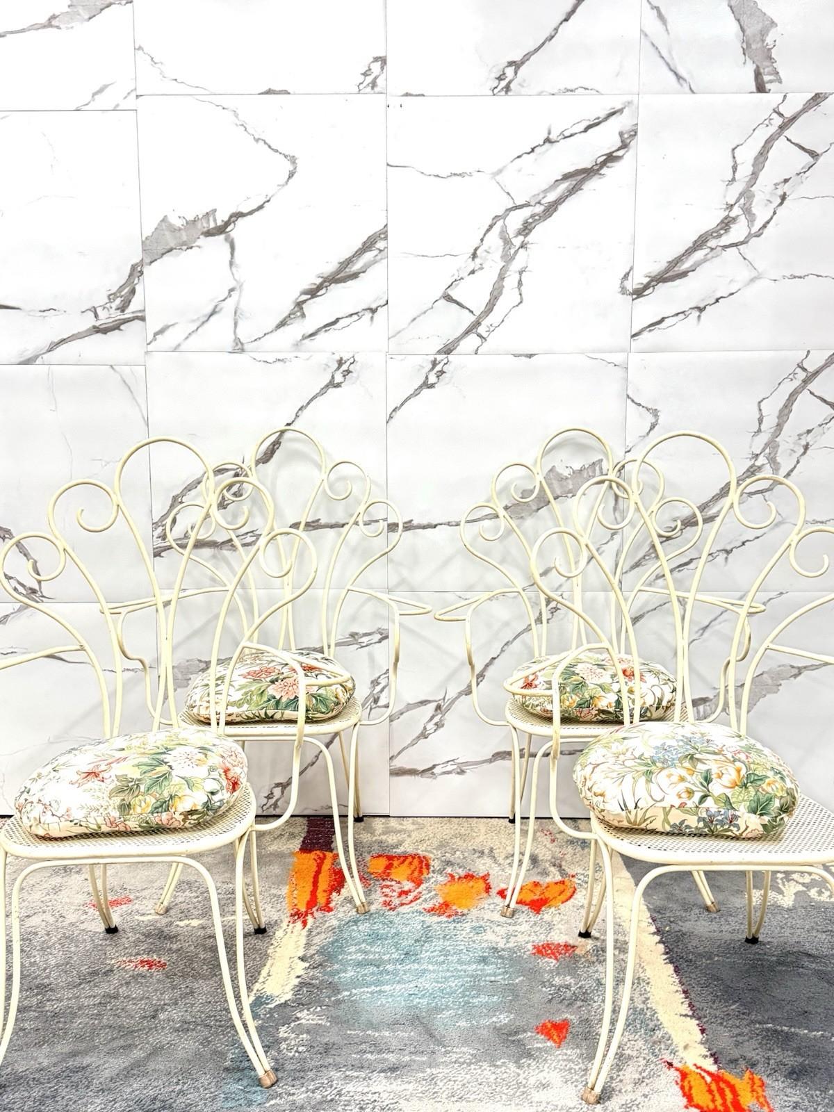 Chaises de jardin Lio Carminati 4 pièces Design 1950s Modernism en vente 5