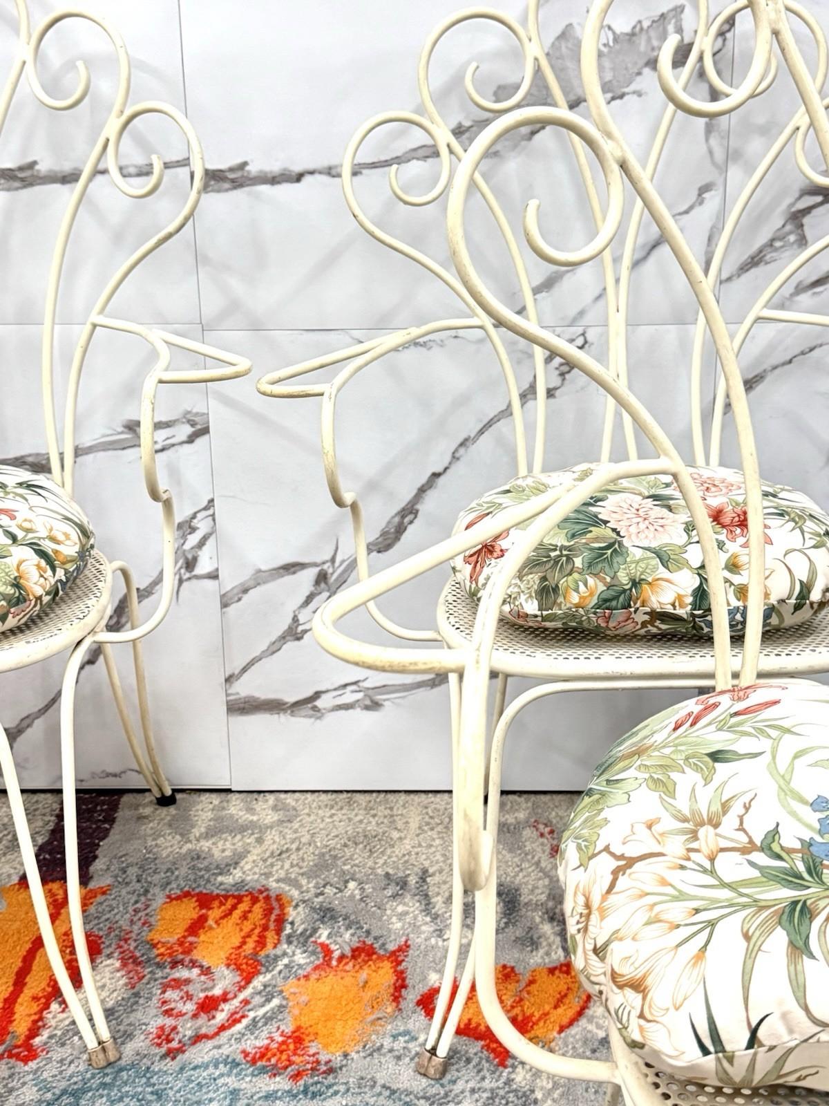 Chaises de jardin Lio Carminati 4 pièces Design 1950s Modernism en vente 6
