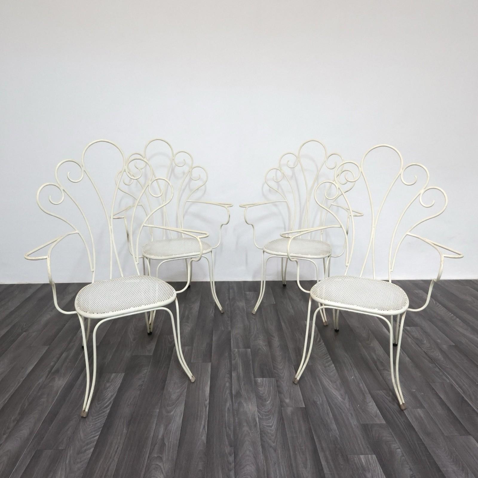 Lio Carminati Sedie Da Giardino 4 Pz Design Anni 50 Modernariato (Italienisch) im Angebot