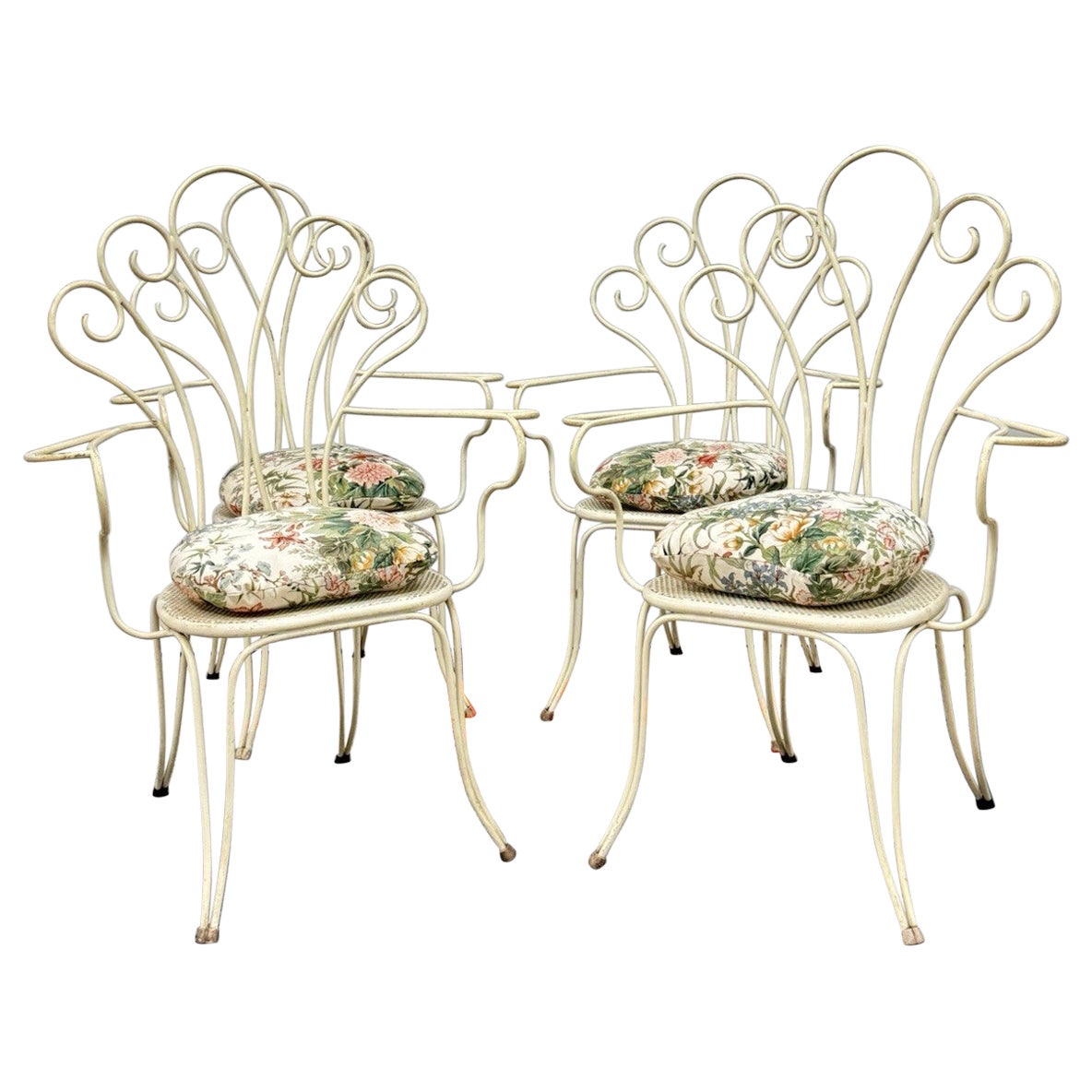 Chaises de jardin Lio Carminati 4 pièces Design 1950s Modernism en vente