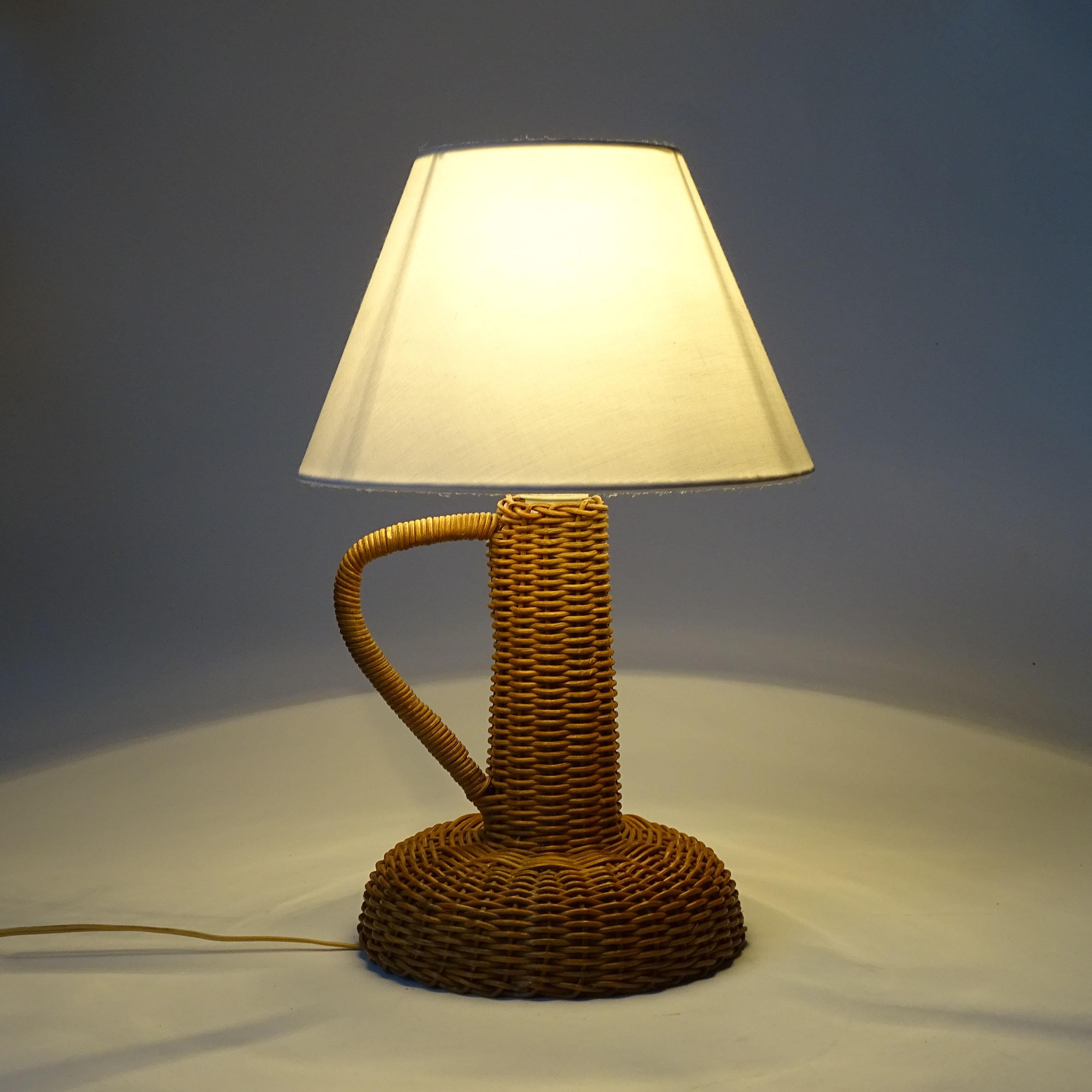 Lio Carminati Wicker Table Lamp for Casa & Giardino, Italy 1940
Reference Stile 1941