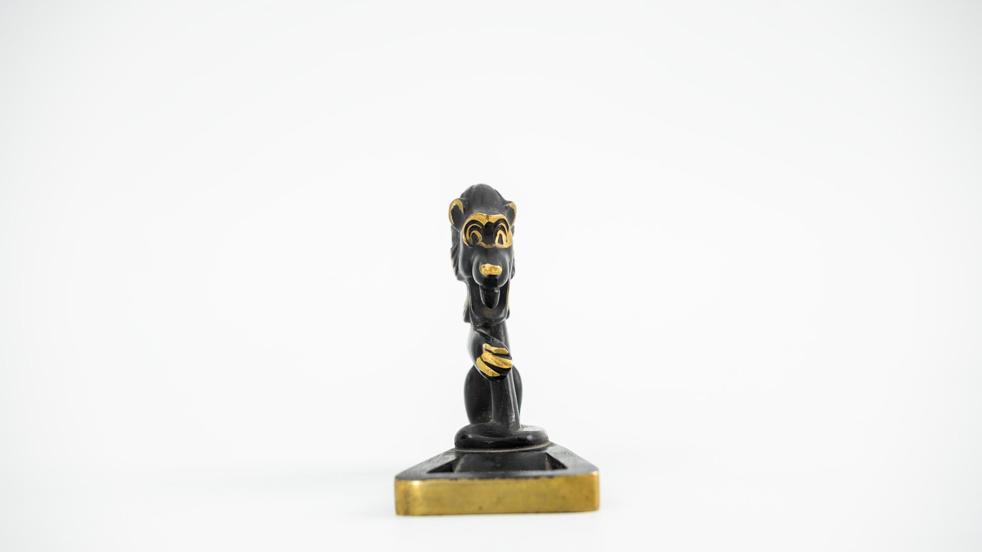 Lion Bottle Opener by Richard Rohac, Vienna, 1950s For Sale 2